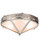 Rainbow Trout Two Light Flushmount in Industrial Steel (57|51225)