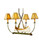 Canoe Four Light Chandelier in Tarnished Copper (57|50944)