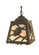 Spruce Pine One Light Mini Pendant in Cafe Noir (57|50940)