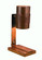 Iron Mountain Two Light Table Lamp in Rust (57|50872)
