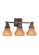 Bungalow Three Light Vanity in Antique (57|50362)