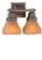 Bungalow Two Light Wall Sconce in Mahogany Bronze (57|50361)