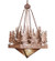 Pine Lake 12 Light Pendant in Antique Copper (57|50227)
