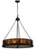 Mountain Pine Six Light Inverted Pendant in Black Metal (57|50118)