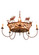 Elk On The Loose Eight Light Chandelier in Rust (57|50040)