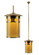 Fulton One Light Pendant in Antique Brass (57|49832)