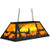 Deer At Lake Six Light Pendant in Textured Black (57|49790)