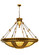 Fleur-De-Lis Ten Light Pendant in Copper Vein/Nu Gold (57|49726)