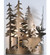 Deer Through The Trees One Light Wall Sconce in Antique Copper (57|49253)