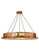 Mountain Pine Six Light Semi-Flushmount in Antique Copper (57|49247)