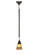 Martini Mission One Light Mini Pendant in Mahogany Bronze (57|49119)