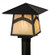 Stillwater One Light Post Mount in Craftsman Brown (57|45234)