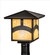 Seneca One Light Post Mount in Craftsman Brown (57|39312)