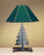 Tall Pines One Light Table Lamp in Black Metal (57|38884)