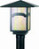 Seneca One Light Post Mount in Craftsman Brown (57|38710)