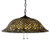 Tiffany Fishscale Three Light Pendant in Mahogany Bronze (57|36856)