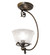 Revival One Light Semi-Flushmount in Antique Brass (57|36618)