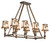 Balsam Pine Eight Light Chandelier in Antique Copper (57|36610)