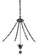 Mission Four Light Inverted Pendant Hardware in Mahogany Bronze (57|36195)