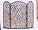 Rose Trellis Fireplace Screen in Craftsman Brown (57|35745)