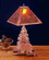 Lone Bear Two Light Table Lamp in Rust Rust (57|32807)