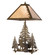 Northwoods Wolf On The Loose Two Light Table Lamp in Antique Copper Antique Copper (57|32593)