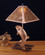 Leaping Trout Two Light Table Lamp in Antique Copper Antique Copper (57|32532)