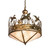 Ducks In Flight Four Light Pendant in Antique Copper (57|32314)
