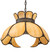Anabelle One Light Wall Sconce in Craftsman Brown Highlighted Antique Copper (57|31293)