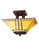 Prairie Corn Two Light Flushmount in Mahogany Bronze (57|31243)