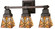 Glasgow Bungalow Three Light Wall Sconce in Mahogany Bronze (57|31234)