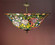 Tiffany Rosebush Three Light Semi-Flushmount in Mahogany Bronze (57|31123)