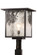 Hyde Park One Light Post Mount in Craftsman Brown (57|30388)