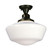 Revival One Light Semi-Flushmount in Craftsman Brown (57|30268)