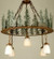 Tall Pines Five Light Chandelier in Rust/Green Trees (57|29557)