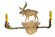 Moose Two Light Wall Sconce Hardware in Antique Copper (57|29550)