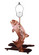 Leaping Trout Two Light Table Base in Antique Copper (57|29080)