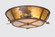 Leaping Bass Four Light Flushmount in Cafe Noir (57|28821)