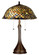 Tiffany Fishscale Two Light Table Lamp in Mahogany Bronze (57|28369)