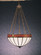 Gothic Four Light Inverted Pendant in Craftsman Brown Highlight Mahogany Bronze (57|27780)