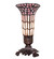 Stained Glass Pond Lily Mini Lamp in Mahogany Bronze (57|27680)