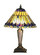 Tiffany Jeweled Peacock One Light Accent Lamp in Cafe-Noir (57|27564)