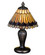Tiffany Jeweled Peacock Mini Lamp in Green/Blue Purple/Blue Purple/Blue Purple (57|27560)