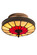 Vincent Three Light Flushmount in Craftsman Brown (57|27058)