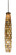 Checkers One Light Pendant in Mahogany Bronze (57|26984)