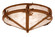 Gecko Two Light Flushmount in Rust (57|26875)