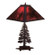 Tall Pines Two Light Table Lamp in Black Metal (57|26724)