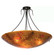 Metro Fusion Three Light Semi-Flushmount in Amber/Black Steamers (57|26347)