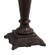 Fluted Fleur One Light Table Base in Mahogany Bronze (57|26315)