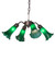Green Four Light Fan Light (57|261504)